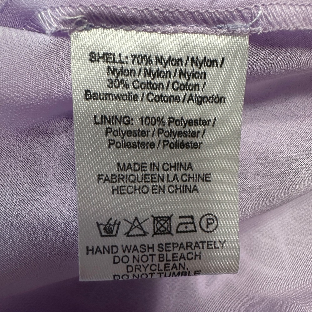 Sau Lee Lavender Lace Rosie Gown, Tiered Skirt Low Back‎ Boho Romantic Formal 10 - Picture 11 of 13